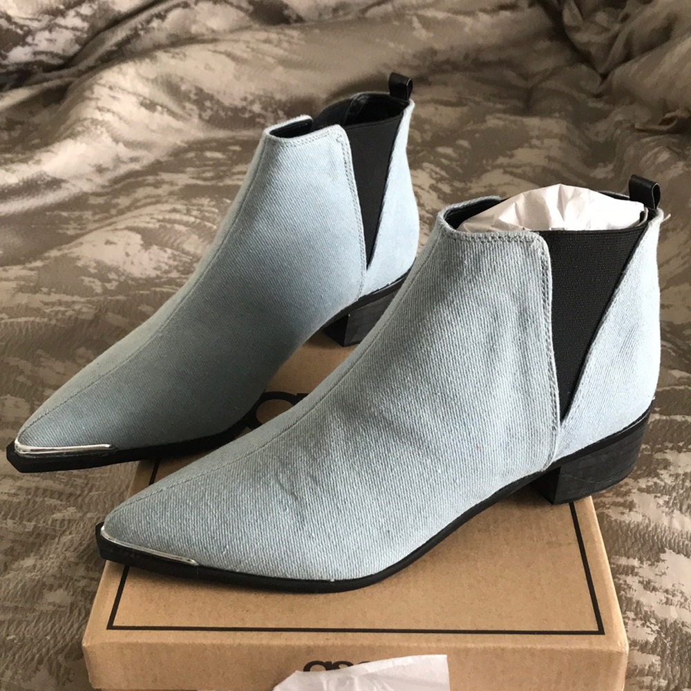 Light blue ankle boots ASOS